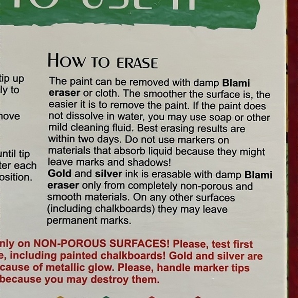 Brand New Set of Liquid Chalk Markers Bright Concentrated Arts Crafts Classroom - Picture 5 of 16